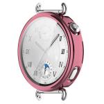 Carcasa cu protectie ecran BizonMobile Felipe compatibila cu Huawei Watch GT6 41mm, Roz 9 - lerato.ro