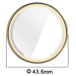 Carcasa cu protectie ecran BizonMobile Felipe compatibila cu Huawei Watch GT6 41mm, Gold 3 - lerato.ro