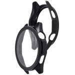 Carcasa cu protectie ecran din sticla securizata BizonMobile compatibila cu Huawei Watch GT6 46mm, Negru 5 - lerato.ro