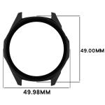 Carcasa cu protectie ecran din sticla securizata BizonMobile compatibila cu Huawei Watch GT6 46mm, Negru 3 - lerato.ro