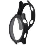 Carcasa cu protectie ecran din sticla securizata BizonMobile compatibila cu Huawei Watch GT6 46mm, Matte Black 5 - lerato.ro