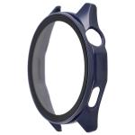 Carcasa cu protectie ecran din sticla securizata BizonMobile compatibila cu Huawei Watch GT6 46mm, Albastru 3 - lerato.ro