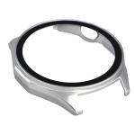 Carcasa cu protectie ecran din sticla securizata BizonMobile compatibila cu Huawei Watch GT6 46mm, Matte Silver 8 - lerato.ro