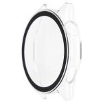 Carcasa cu protectie ecran din sticla securizata BizonMobile compatibila cu Huawei Watch GT6 46mm, Transparent 3 - lerato.ro