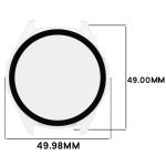 Carcasa cu protectie ecran din sticla securizata BizonMobile compatibila cu Huawei Watch GT6 46mm, Transparent 4 - lerato.ro