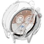Carcasa cu protectie ecran BizonMobile Felipe compatibila cu Huawei Watch GT6 46mm, Transparent 2 - lerato.ro