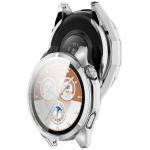 Carcasa cu protectie ecran BizonMobile Felipe compatibila cu Huawei Watch GT6 46mm, Silver 8 - lerato.ro