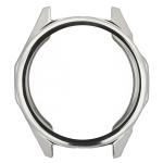 Carcasa cu protectie ecran BizonMobile Felipe compatibila cu Huawei Watch GT6 46mm, Silver 7 - lerato.ro