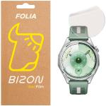 Set 2 folii protectie Bizon Glass Watch Film Sun compatibila cu Huawei Watch GT6 46mm, Transparent 2 - lerato.ro