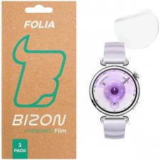 Set 2 folii protectie Bizon Watch Hydrogel compatibile cu Huawei Watch GT6 41mm, Transparent