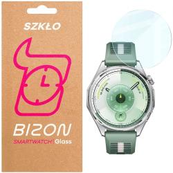 Folie sticla securizata Bizon Glass Watch Clear compatibila cu Huawei Watch GT6 46mm, Transparent