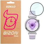 Folie sticla hibrid Bizon Watch Edge Hybrid compatibile cu Huawei Watch GT6 41mm, Negru 2 - lerato.ro