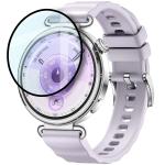Folie sticla hibrid Bizon Watch Edge Hybrid compatibile cu Huawei Watch GT6 41mm, Negru 4 - lerato.ro