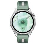 Folie sticla hibrid Bizon Watch Edge Hybrid compatibile cu Huawei Watch GT6 46mm, Negru 3 - lerato.ro