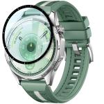 Folie sticla hibrid Bizon Watch Edge Hybrid compatibile cu Huawei Watch GT6 46mm, Negru 4 - lerato.ro