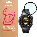Folie sticla hibrid Bizon Watch Edge Hybrid compatibile cu Huawei Watch GT6 Pro 46mm, Negru 2 - lerato.ro