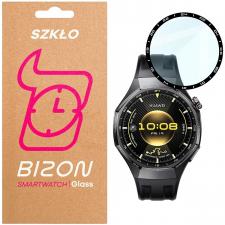 Folie sticla hibrid Bizon Watch Edge Hybrid compatibile cu Huawei Watch GT6 Pro 46mm, Negru