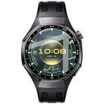 Folie sticla hibrid Bizon Watch Edge Hybrid compatibile cu Huawei Watch GT6 Pro 46mm, Negru 3 - lerato.ro