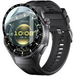 Folie sticla hibrid Bizon Watch Edge Hybrid compatibile cu Huawei Watch GT6 Pro 46mm, Negru 4 - lerato.ro