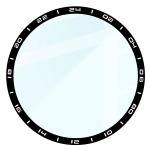 Folie sticla hibrid Bizon Watch Edge Hybrid compatibile cu Huawei Watch GT6 Pro 46mm, Negru 5 - lerato.ro