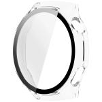 Carcasa cu protectie ecran din sticla securizata BizonMobile compatibila cu Huawei Watch GT6 Pro 46mm, Transparent 4 - lerato.ro