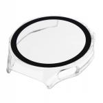 Carcasa cu protectie ecran din sticla securizata BizonMobile compatibila cu Huawei Watch GT6 Pro 46mm, Transparent 6 - lerato.ro