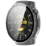 Carcasa cu protectie ecran din sticla securizata BizonMobile compatibila cu Huawei Watch GT6 Pro 46mm, Transparent 7 - lerato.ro