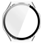 Carcasa cu protectie ecran din sticla securizata BizonMobile compatibila cu Huawei Watch GT6 Pro 46mm, Transparent 9 - lerato.ro