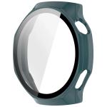 Carcasa cu protectie ecran din sticla securizata BizonMobile compatibila cu Huawei Watch GT6 Pro 46mm, Verde 4 - lerato.ro