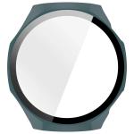 Carcasa cu protectie ecran din sticla securizata BizonMobile compatibila cu Huawei Watch GT6 Pro 46mm, Verde 9 - lerato.ro