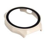 Carcasa cu protectie ecran din sticla securizata BizonMobile compatibila cu Huawei Watch GT6 Pro 46mm, Bej 7 - lerato.ro