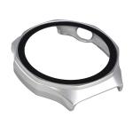 Carcasa cu protectie ecran din sticla securizata BizonMobile compatibila cu Huawei Watch GT6 Pro 46mm, Matte Silver 8 - lerato.ro