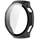 Carcasa cu protectie ecran din sticla securizata BizonMobile compatibila cu Huawei Watch GT6 Pro 46mm, Negru 4 - lerato.ro