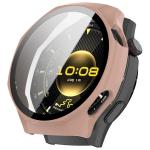 Carcasa cu protectie ecran din sticla securizata BizonMobile compatibila cu Huawei Watch GT6 Pro 46mm, Roz 2 - lerato.ro