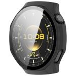 Carcasa cu protectie ecran din sticla securizata BizonMobile compatibila cu Huawei Watch GT6 Pro 46mm, Matte Black 6 - lerato.ro