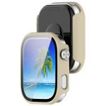 Carcasa cu protectie ecran BizonMobile Adamo compatibila cu Xiaomi Redmi Watch 6, Bej 5 - lerato.ro