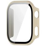 Carcasa cu protectie ecran BizonMobile Adamo compatibila cu Xiaomi Redmi Watch 6, Bej 4 - lerato.ro