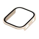 Carcasa cu protectie ecran BizonMobile Adamo compatibila cu Xiaomi Redmi Watch 6, Bej 7 - lerato.ro