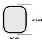 Carcasa cu protectie ecran BizonMobile Adamo compatibila cu Xiaomi Redmi Watch 6, Transparent 3 - lerato.ro