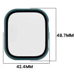 Carcasa cu protectie ecran BizonMobile Adamo compatibila cu Xiaomi Redmi Watch 6, Verde 3 - lerato.ro