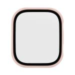 Carcasa cu protectie ecran BizonMobile Adamo compatibila cu Xiaomi Redmi Watch 6, Roz 9 - lerato.ro