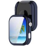 Carcasa cu protectie ecran BizonMobile Felipe compatibila cu Xiaomi Redmi Watch 6, Albastru 8 - lerato.ro