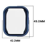 Carcasa cu protectie ecran BizonMobile Felipe compatibila cu Xiaomi Redmi Watch 6, Albastru 3 - lerato.ro
