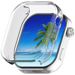 Carcasa cu protectie ecran BizonMobile Felipe compatibila cu Xiaomi Redmi Watch 6, Transparent 2 - lerato.ro