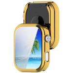 Carcasa cu protectie ecran BizonMobile Felipe compatibila cu Xiaomi Redmi Watch 6, Gold 8 - lerato.ro