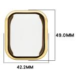 Carcasa cu protectie ecran BizonMobile Felipe compatibila cu Xiaomi Redmi Watch 6, Gold 3 - lerato.ro