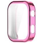 Carcasa cu protectie ecran BizonMobile Felipe compatibila cu Xiaomi Redmi Watch 6, Roz 4 - lerato.ro