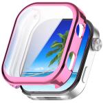 Carcasa cu protectie ecran BizonMobile Felipe compatibila cu Xiaomi Redmi Watch 6, Roz 2 - lerato.ro