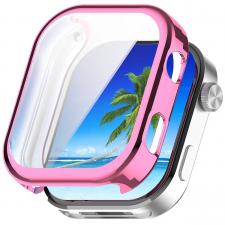 Carcasa cu protectie ecran BizonMobile Felipe compatibila cu Xiaomi Redmi Watch 6, Roz