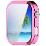 Carcasa cu protectie ecran BizonMobile Felipe compatibila cu Xiaomi Redmi Watch 6, Roz 9 - lerato.ro